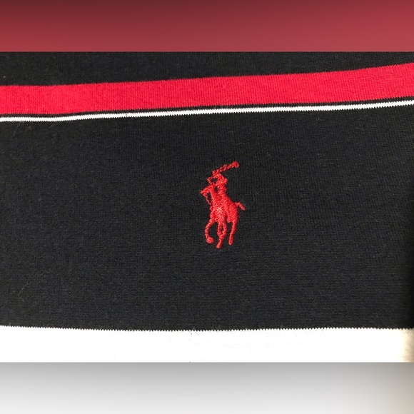 Vintage Ralph Lauren Pima Polo Golf Shirt L P wing stadium Beach Rlx Sail Rlpc X - Picture 6 of 11